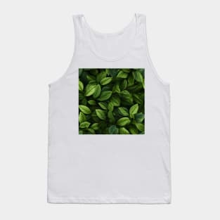 Green Leaves Pattern 9 Tank Top